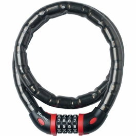 Master Lock Antivol Câble Articulé avec Combinaison et Clé, Noir