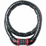Master Lock Antivol Câble Articulé avec Combinaison et Clé, Noir