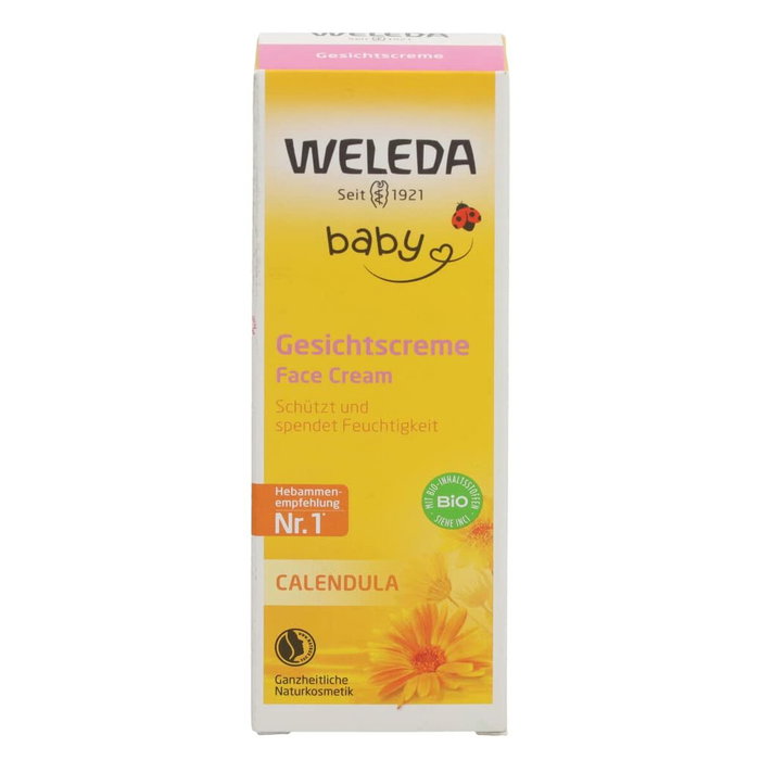 Weleda Baby Calendula Crème Hydratante pour le Visage 50 ml Weleda Baby Calendula Crème Hydratante pour le Visage 50 ml
