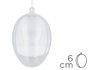 Innspiro Pack de 12 œufs en plastique transparent de 6 cm