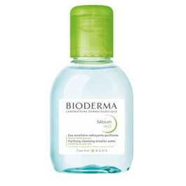 Bioderma Sebium H2O - Eau micellaire nettoyante sans parabens pour peaux grasses, mixtes et à imperfections - 100 ml