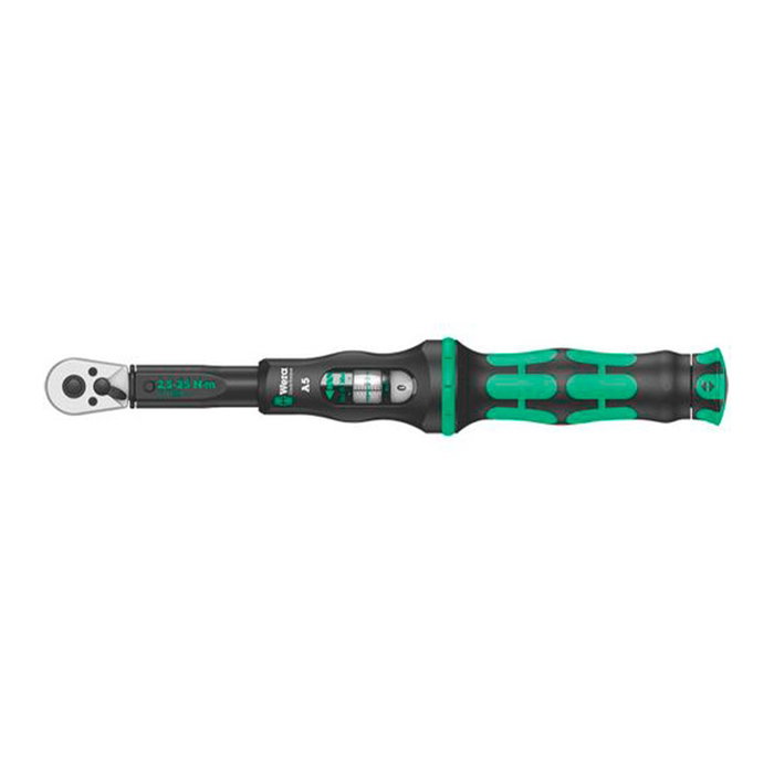 Wera A5 Click-Torque Clé dynamométrique 1/4 pouce 2,5-25 Nm précision ±4% ISO 6789 Wera A5 Click-Torque Clé dynamométrique 1/4 pouce 2,5-25 Nm précision ±4% ISO 6789