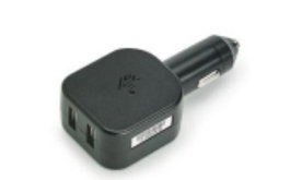 Zebra 2xUSB - Adaptateur allume-cigare vers USB double port, pour charge TC56 et imprimante