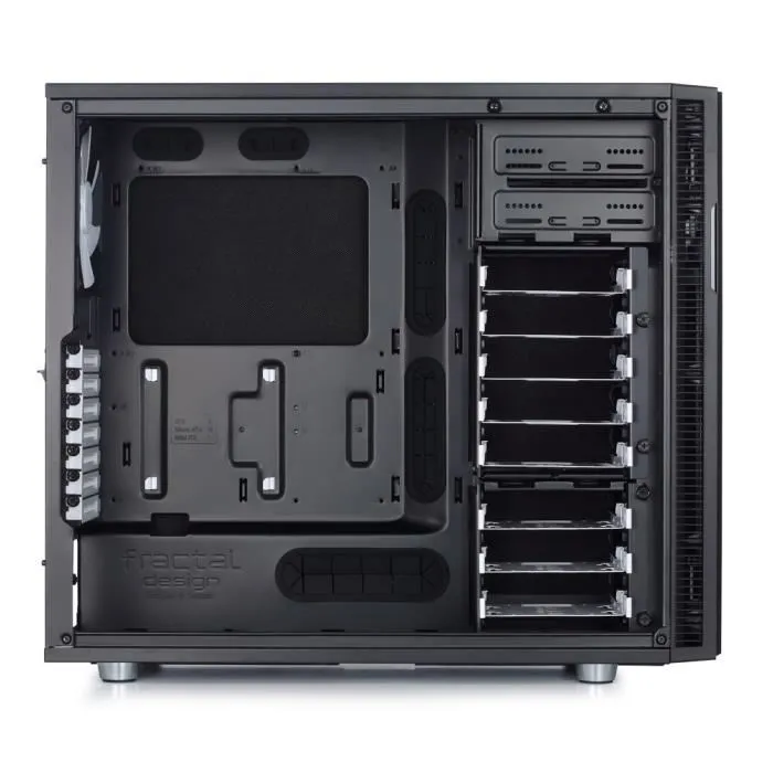 Boîtier PC Fractal Design Define R5 FD-CA-DEF-R5-BK - Moyen Tour ATX Noir - 2 Ventilateurs inclus, 2 Ports USB 3.0, 2 Ports USB 2.0, Audio