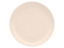 VESSIA Assiette plate mouchetée crème 26 cm (Lot de 24)
