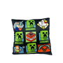 MOJANG STUDIOS Coussin Minecraft 38x38 cm en Velboa - Accessoire décoration gaming