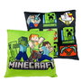 MOJANG STUDIOS Coussin Minecraft 38x38 cm en Velboa - Accessoire décoration gaming