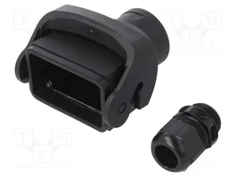 HARTING Boîtier pour connecteurs HDC Han-Eco 10B avec presse-étoupe M25
