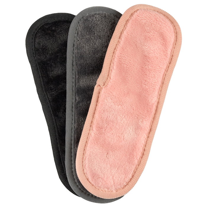 Cosmetic Club Lot de 3 mini serviettes démaquillantes en microfibre Cosmetic Club Lot de 3 mini serviettes démaquillantes en microfibre
