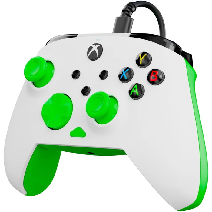 Turtle Beach Rematch Core - Manette de jeu Filaire RGB - Blanc / Vert Turtle Beach Rematch Core - Manette de jeu Filaire RGB - Blanc / Vert