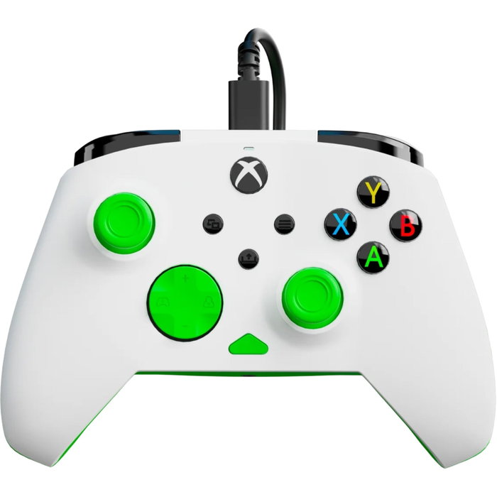 Turtle Beach Rematch Core - Manette de jeu Filaire RGB - Blanc / Vert Turtle Beach Rematch Core - Manette de jeu Filaire RGB - Blanc / Vert