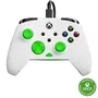 Turtle Beach - Manette de jeu Rematch Core - Filaire - Compatible Xbox Series X|S, Xbox One et PC - RGB - Moteurs de vibration - Gâchettes ajustables - Blanc et Vert