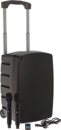 ALGAMAUDIO Enceinte portable active TR12-BT Bluetooth 120W 12 pouces avec 2 micros UHF et télécommande