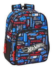 Safta Mochila Infantil Adapt Carro Hot Wheels, Sac à Dos Enfant pour Voitures Jouets, 27 x 33 x 10 cm