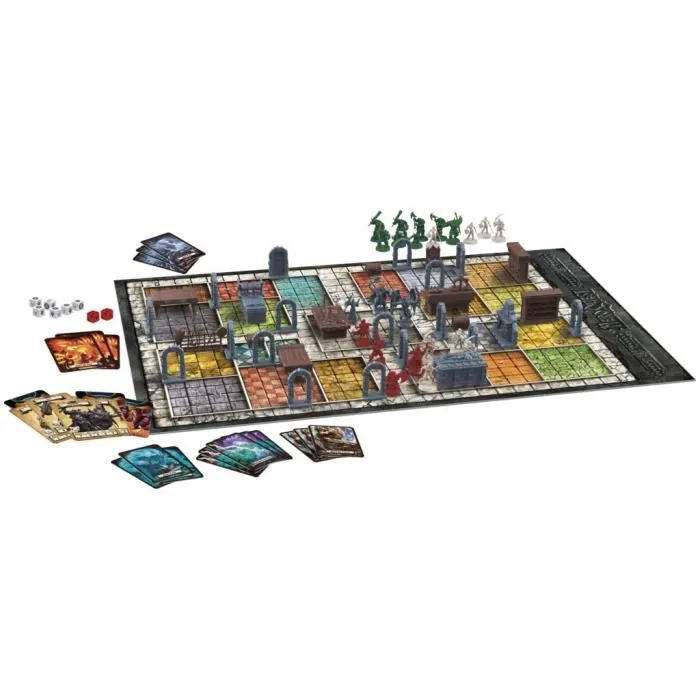 Hasbro Gaming Heroquest Systeme de Jeu, Jeu d'Aventures Fantastiques Style Donjon pour 2 à 5 Joueurs, Jeu de Société à Partir de 14 Ans