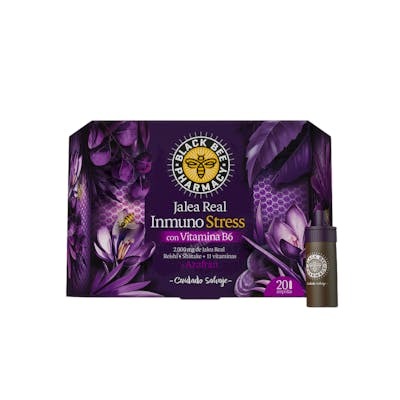BLACK BEE JALEA REAL INMUNO STRESS 20 fioles BLACK BEE JALEA REAL INMUNO STRESS 20 fioles