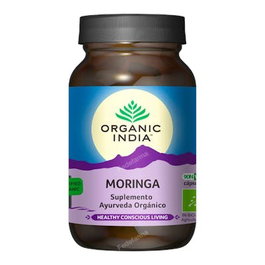 ORGANIC INDIA Moringa Supplément Ayurvédique Organique 90 Capsules Végétales