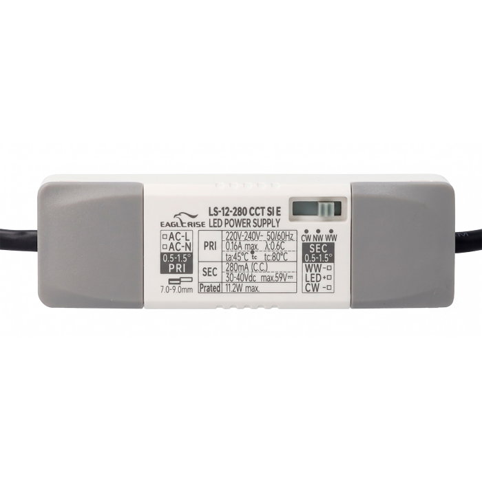 Spot LED encastré 12 W IP65 CCT température de couleur réglable