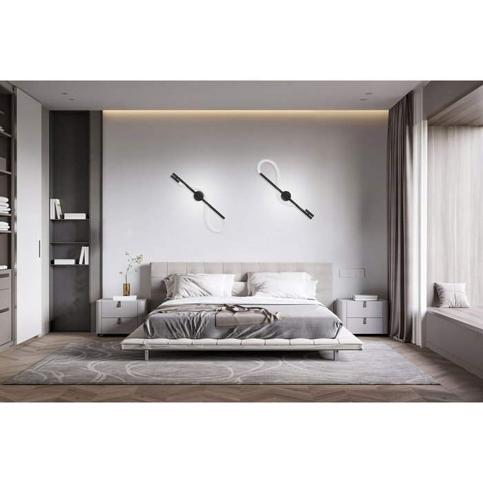 Activejet Applique LED AJE-GINO Noir