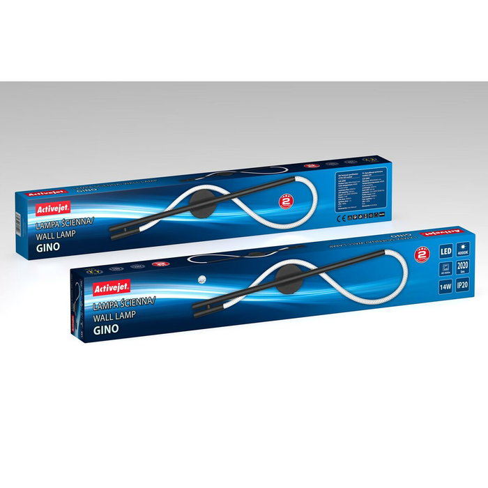 Activejet Applique LED AJE-GINO Noir