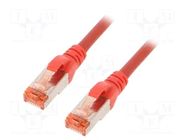 DIGITUS Câble Patch Cord Cat 6 S/FTP 10m RJ45 rouge
