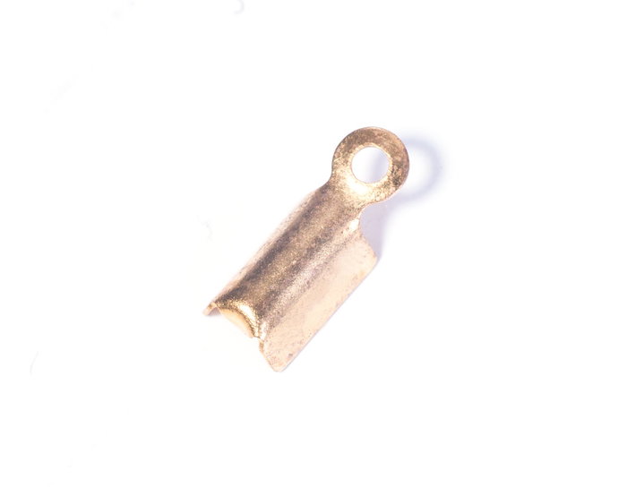 Innspiro Terminal métallique demi-tube avec anneau doré 3,1x7,3x2,0mm Innspiro Terminal métallique demi-tube avec anneau doré 3,1x7,3x2,0mm