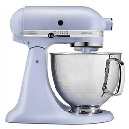 Kitchenaid 5KSM125 Robot de cuisine Artisan 4,8 litres - bol inox - batteur plat, fouet et crochet inclus - Lavande