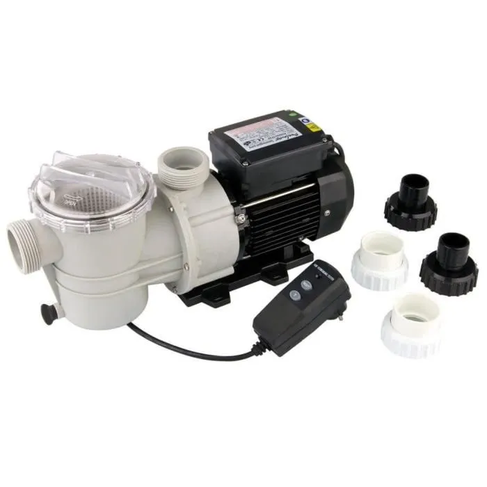 Ubbink Poolmax TP75 Pompe de filtration pour piscine 0,75CV (7504397) - Débit max 14400l/h - Garantie 2 ans