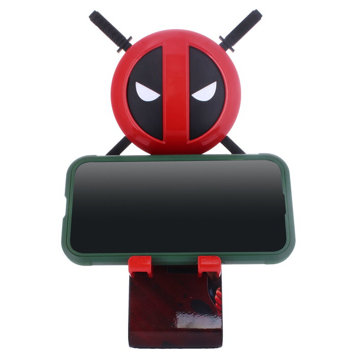 Cable Guy Ikon Support de Figure Deadpool Marvel 20 cm avec Base de Charge USB et LED, Compatible PS5/Xbox