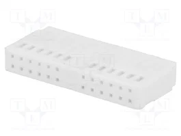 4CARMEDIA Boîtier de connecteur socle Quadlock 24 broches blanc