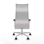 Piqueras y Crespo Chaise de Bureau Albacete Violet et Blanc