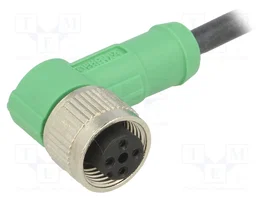 PHOENIX CONTACT SAC-4P-3,0-PUR/M12FR Câble pour capteurs M12 femelle angulaire 4 broches 3 m