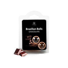 Lubrifiant Secret Play Chocolat 4 ml 2 Pièces