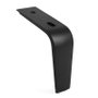 Q&Q Pata de aluminio modelo Tesis H140 noir mat et marron mat