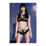 Ensemble de Lingerie Chilirose Noir S/M