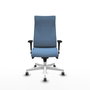 Piqueras Y Crespo Fauteuil de direction Albacete, Bleu ciel, Mécanisme synchrone