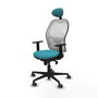 Piqueras y Crespo Chaise de Bureau Jorquera 1D036G1 Turquoise