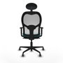 Piqueras y Crespo Chaise de Bureau Jorquera 1D036G1 Turquoise