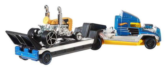 Mattel Hot Wheels Super Rigs - Camion et voiture échelle 1:64 Mattel Hot Wheels Super Rigs - Camion et voiture échelle 1:64