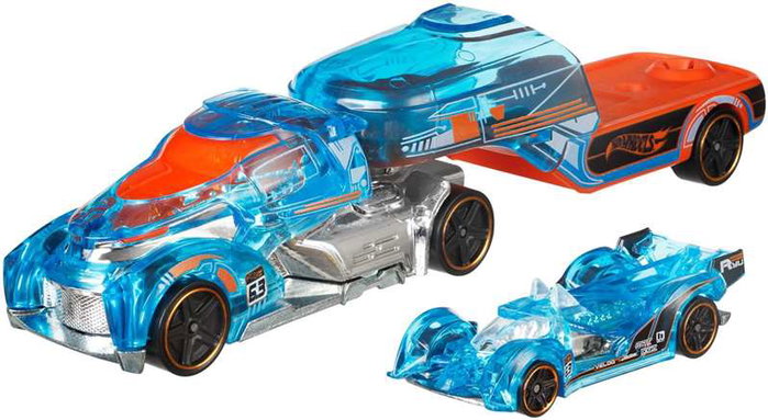 Mattel Hot Wheels Super Rigs - Camion et voiture échelle 1:64 Mattel Hot Wheels Super Rigs - Camion et voiture échelle 1:64