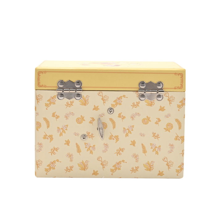 WIDDOP & CO Coffret à bijoux musical Bella avec motif floral Princesses Disney - Pour souvenirs et bijoux