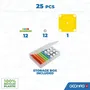 Geomag 374 - Jeu de construction magnétique Supercolor, 25 pièces, 100% plastique recyclé, pour enfants dès 3 ans