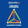 Geomag 374 - Jeu de construction magnétique Supercolor, 25 pièces, 100% plastique recyclé, pour enfants dès 3 ans