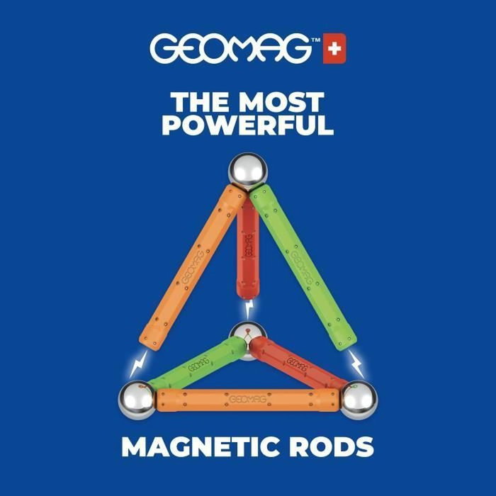 Geomag Jeu de construction magnétique Supercolor - 25 pièces