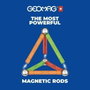 Geomag Jeu de construction magnétique Supercolor - 25 pièces