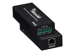 MUXLAB Codeur audio analogique Dante 2 canaux
