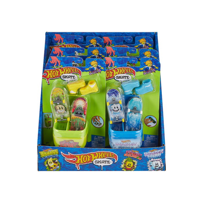 Hot Wheels Skateboard - Boîte de chewing-gum avec 2 skateboards HTP10 - Jouet pour enfants +5 ans Hot Wheels Skateboard - Boîte de chewing-gum avec 2 skateboards HTP10 - Jouet pour enfants +5 ans