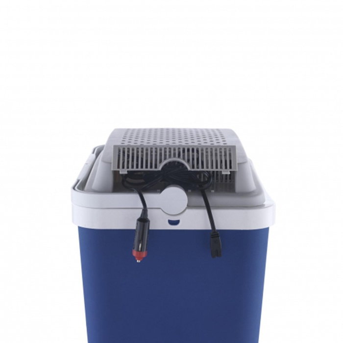 Campos Glacière électrique 12 V 24 L Bleu 40 x 39,5 x 41 cm