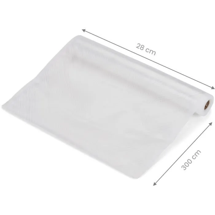 Livoo DOM505 - Set de 2 Rouleaux Universels pour Mise sous Vide, 28 cm x 3 m - Compatibles Machines Universelles - Congélateur, Micro-Ondes, Cuisson sous Vide