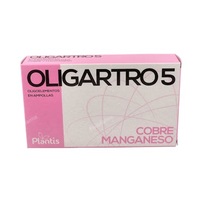 PLANTIS Oligartro 5 Manganèse-Cuivre 20 ampoules